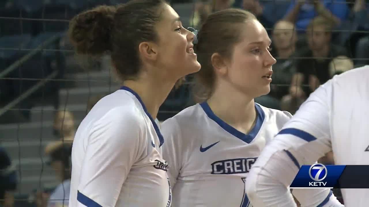 Creighton volleyball hosts Saint Johns YouTube