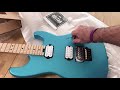Ref:CIXPDNcWlGE Charvel pro-mod san dimas style 1 hh fr - matte blue frost unboxing and review