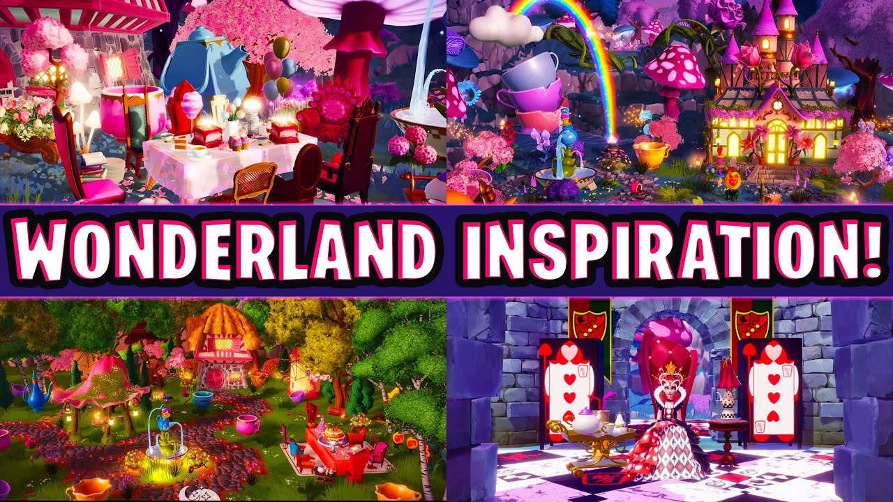 AMAZING Alice in Wonderland Builds in Disney Dreamlight Valley. This ...