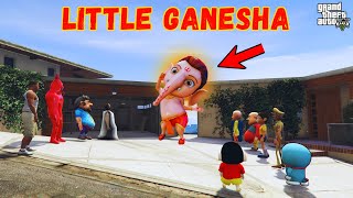 shinchan and franklin celebrate ganesh chaturthi in gta 5