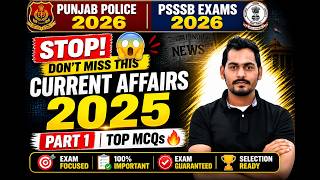 Current Affairs 2025 by Jassi sir for all exams 2026