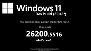 Everything new in Windows 11 Dev build 26200.5516!