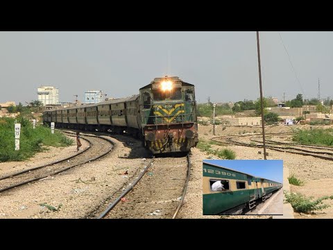 Home Signals Se Hazara Express Train Crossing Kar rahe ha Rohri Me ...