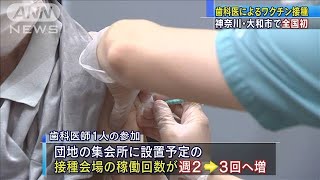 歯科医によるワクチン接種　神奈川・大和市で全国初(2021年5月18日)