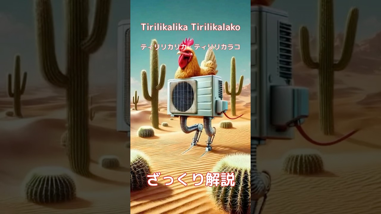 【#italianbrainrot 】Tirilikalika Tirilikalako ティリリカリカ・ティリリカラコ【ざっくり解説】