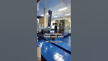 Mesin pengisian botol otomatis #amdk #fillingbotol #mesinlabelotomatis #ripackmachinery #shrinkbotol
