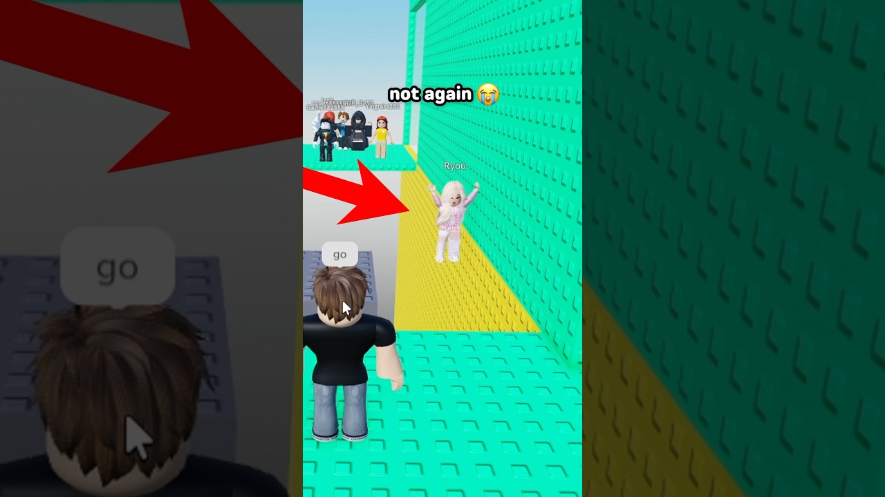 😭 she trolled herself in roblox