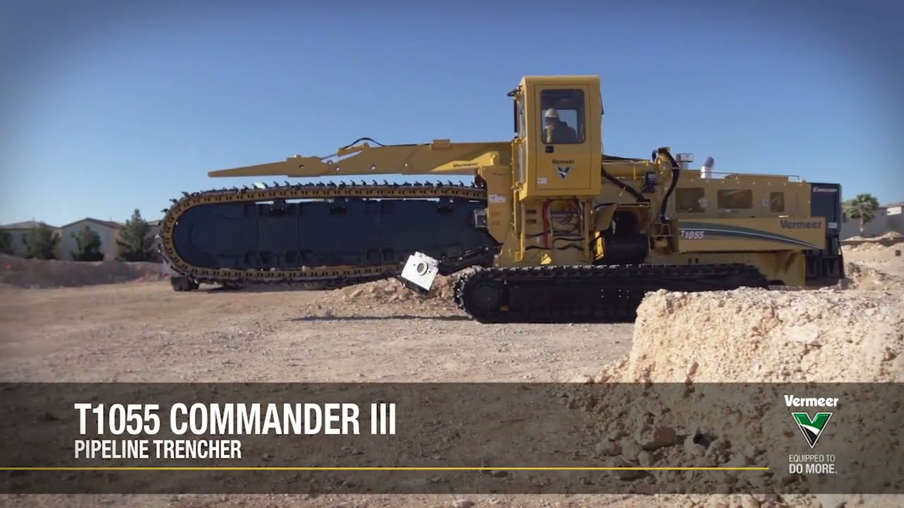 T1055 Commander 3 Pipeline Trencher _ Vermeer Underground Equipment