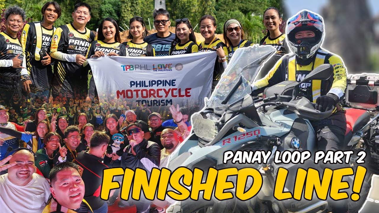 FINISH LINE! 🏁🏁: PANAY LOOP 2025 (P2) | Jett Lau Rider | BMW GSA1250 ...