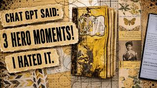 CHAT GPT WANTED 3 HERO MOMENTS & 2 INTERACTIVE PIECES FOR MY JOURNAL... I STILL HATED IT!