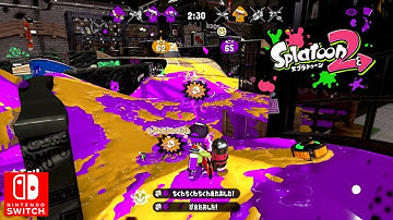 Nintendo Splatoon 2 Rainmaker Custom Hydra Splatling Gameplay Ranking Switch