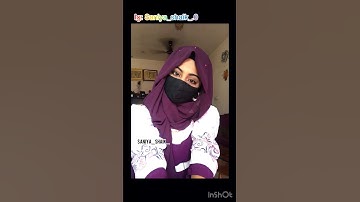 1 Minute Stylish Hijab Tutorial || western wear Hijab Style || #viral #ytshorts #saniyashaik