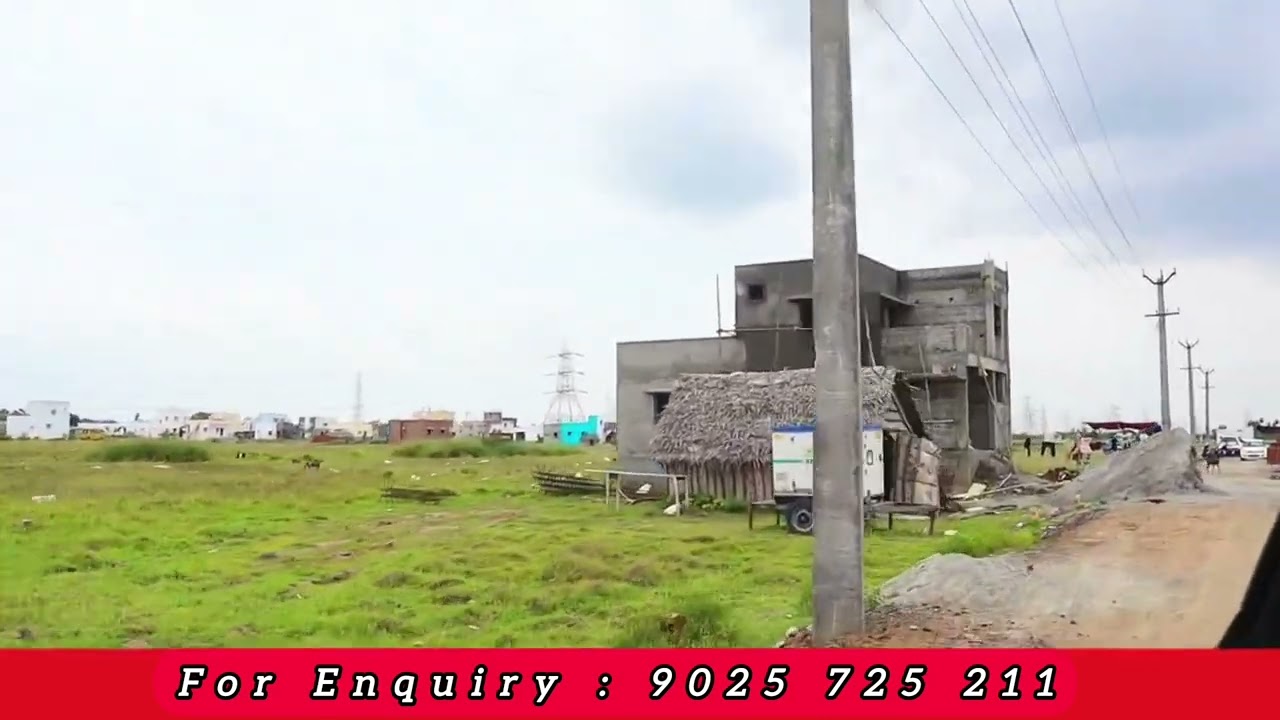 😍Just 19 Lakhs/- 1BHK | 80 to 90% Bank 🏦 Loan Vandalur- Kandigai 