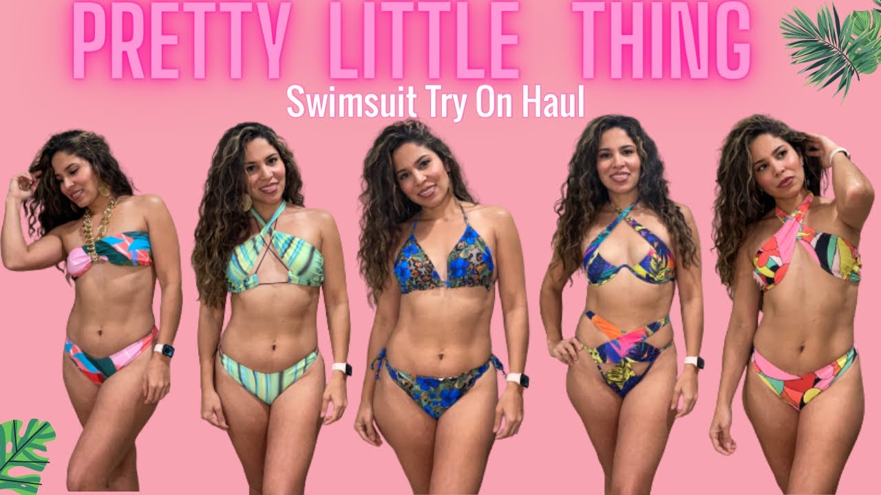 Pretty Little Thing Bikini Try On Haul YouTube