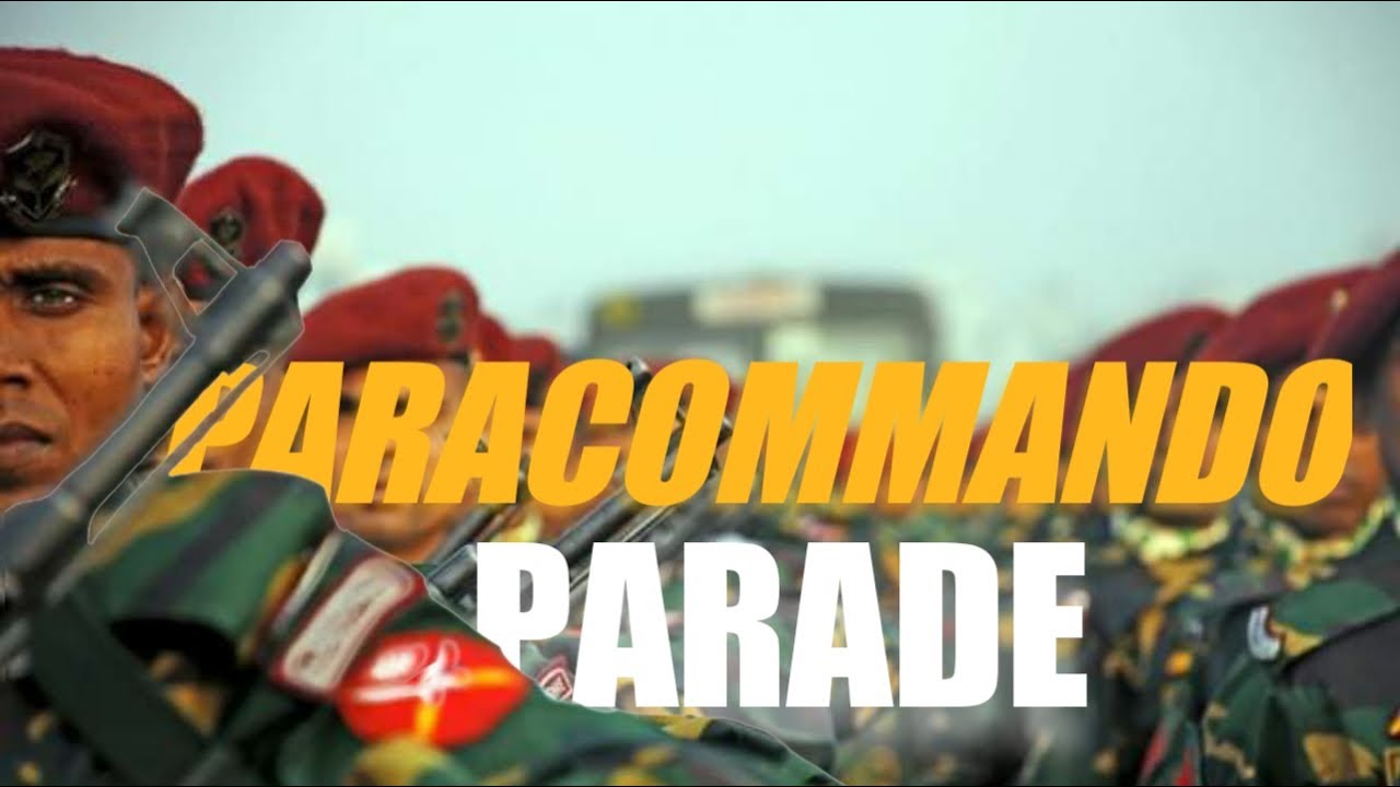 Bangladesh Army Paracommando PARADE with KRISS VECTOR SMG for 16 December