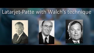 Latarjet-Patte with Walch’s technique - Stefan Bauer (CH)