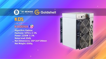 Goldshell KD5 18Th/s Kadena Miner Setup