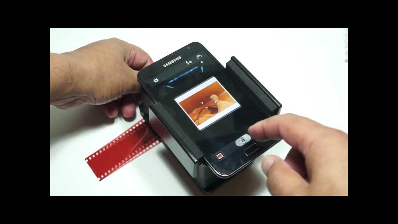 Как оцифровать фото в домашних условиях Lomography Smartphone Film Scanner Red Ferret Review - YouTube