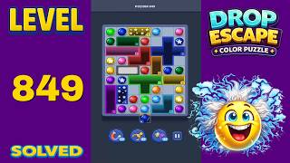 Drop Escape – Level 849 | Walkthrough
