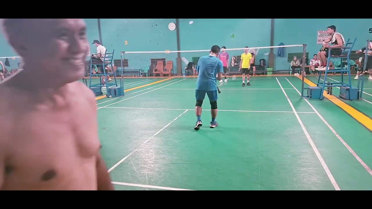 ADU KEKUATAN P TRIS & PEMAIN BARU VS YUDIE & TOFIK
