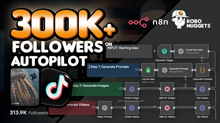 This AI System makes Monetizable Faceless Tiktoks, Hourly (with the Free FFmpeg tool, n8n no-code 🥚)