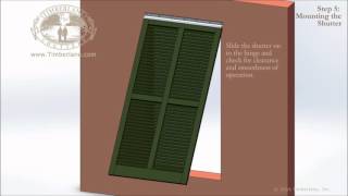 Installing Bermuda Shutters Timberlane, Inc. Presents instructions on how to install exterior Bermuda Shutters. Bermuda shutters (sometimes referred to as