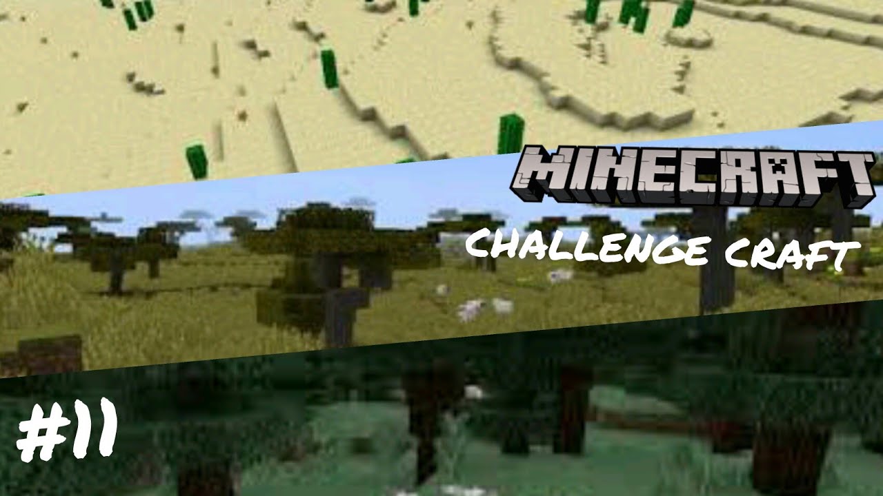 Çöl,Savanna,Taiga Minecraft challengecraft bölüm 11 - YouTube