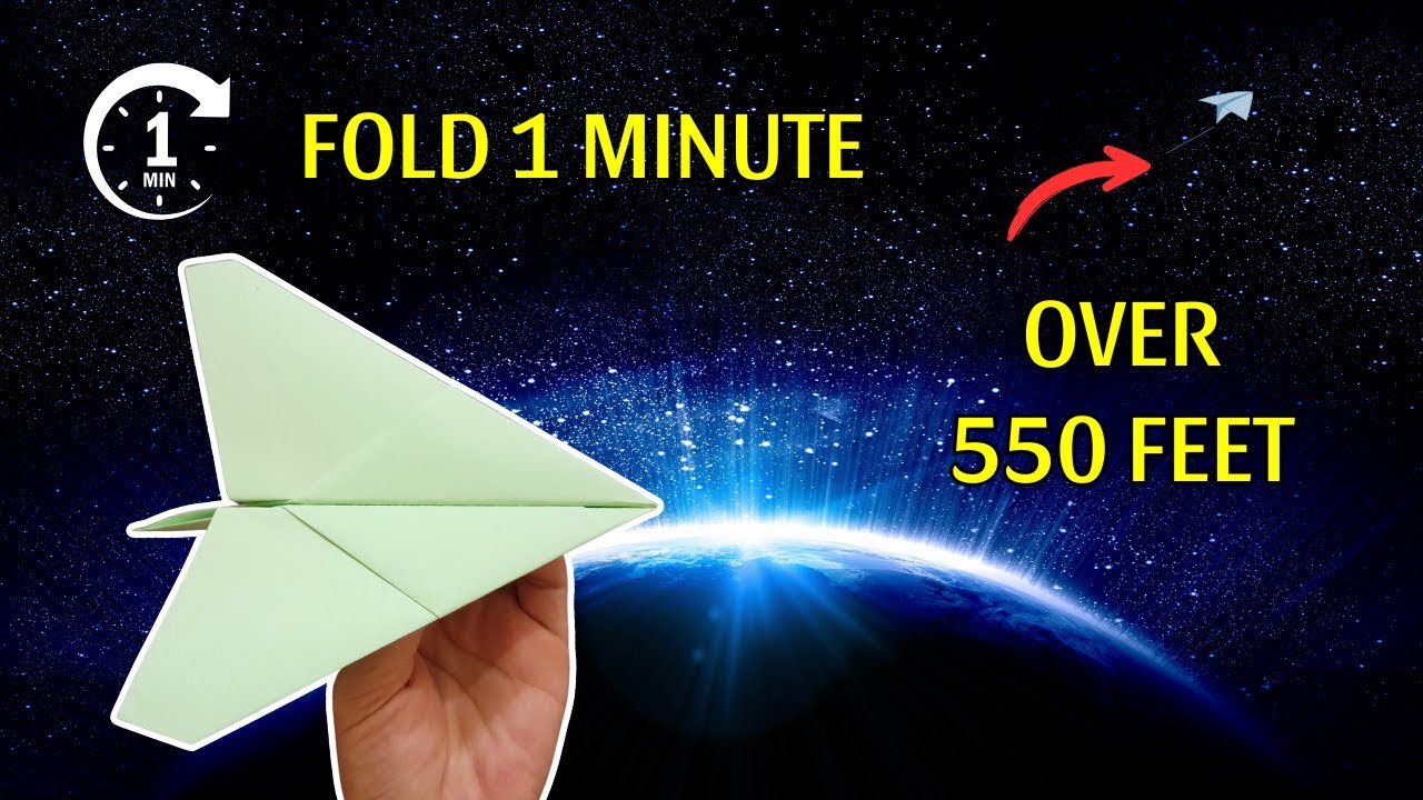 Folding paper airplanes that fly far | Easy to build the best paper airplanes in the world - YouTube