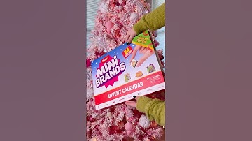 [ASMR] MINI BRANDS ADVENT CALENDAR! 🎁 Advent Day 21 #minibrands #unboxing #asmr #holidaysonshorts
