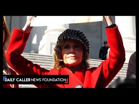 Jane Fonda Gets Arrested At The Capitol Building