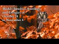 Weekly Intuitive Astrology and Energies of Oct 28 to Nov 4 ~ Podcast