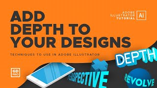 How to Create Depth in Your Designs • Adobe Illustrator Tutorial screenshot 5