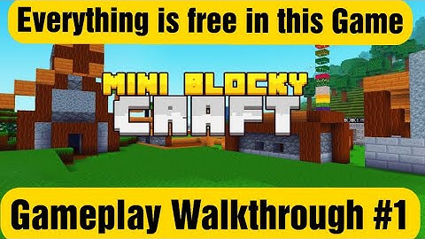 MiniCraft: Blocky Craft 2021 Gameplay Walkthrough #1