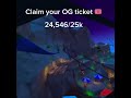 Claim your OG ticket 🎟️ #shorts #gorillatag #vr #gtag