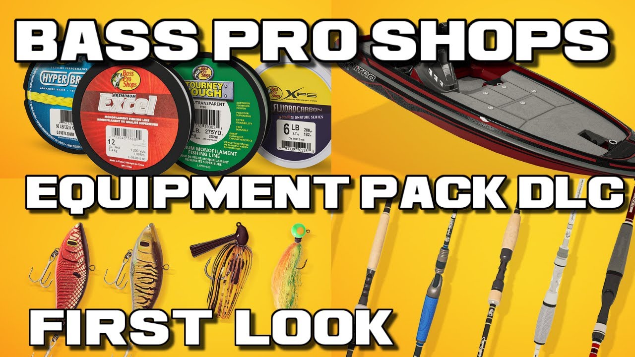 Fishing Sim World Pro Tour : Bass Pro Shops Equipment Pack DLC First Look  What Do You Get ? 