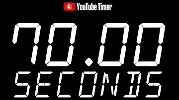 70 SECONDS Timer Countdown