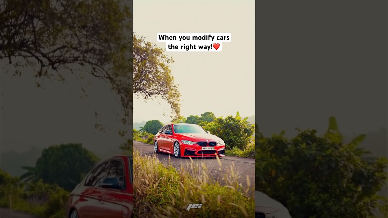 BMW 3series modified tastefully! #supercar #bmw #india