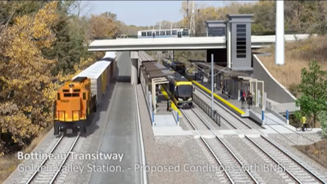 Light Rail Moving Down the Line - YouTube