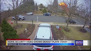 Home security video shows deadly plane crash
