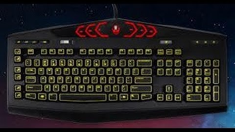 Alienware Tactx keyboard unboxing