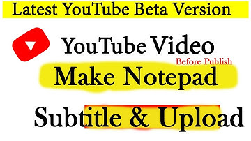 Write Notepad Subtitle and Upload on YouTube Video 2020 !! How to make Subtitle on Notepad & Upload