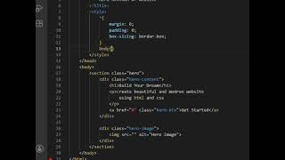 Create a Modern Hero Section Using HTML & CSS! 🔥 | Beginner Web Design