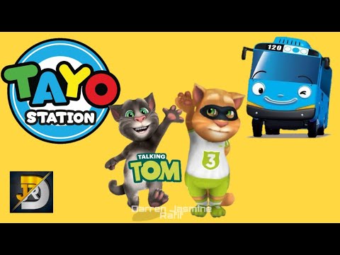  Kartun  anak  Indonesia  Bus Tayo  dan My talking Tom YouTube