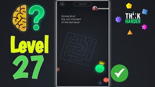 Think Harder level 27 Walkthrough Solution