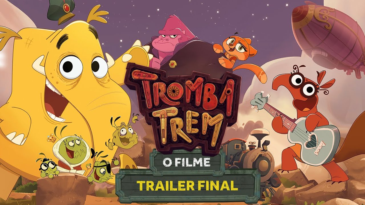 EXCLUSIVO: Assista a um clipe de 'Tromba Trem', animação com Caíto Mainier  e Marisa Orth - CinePOP