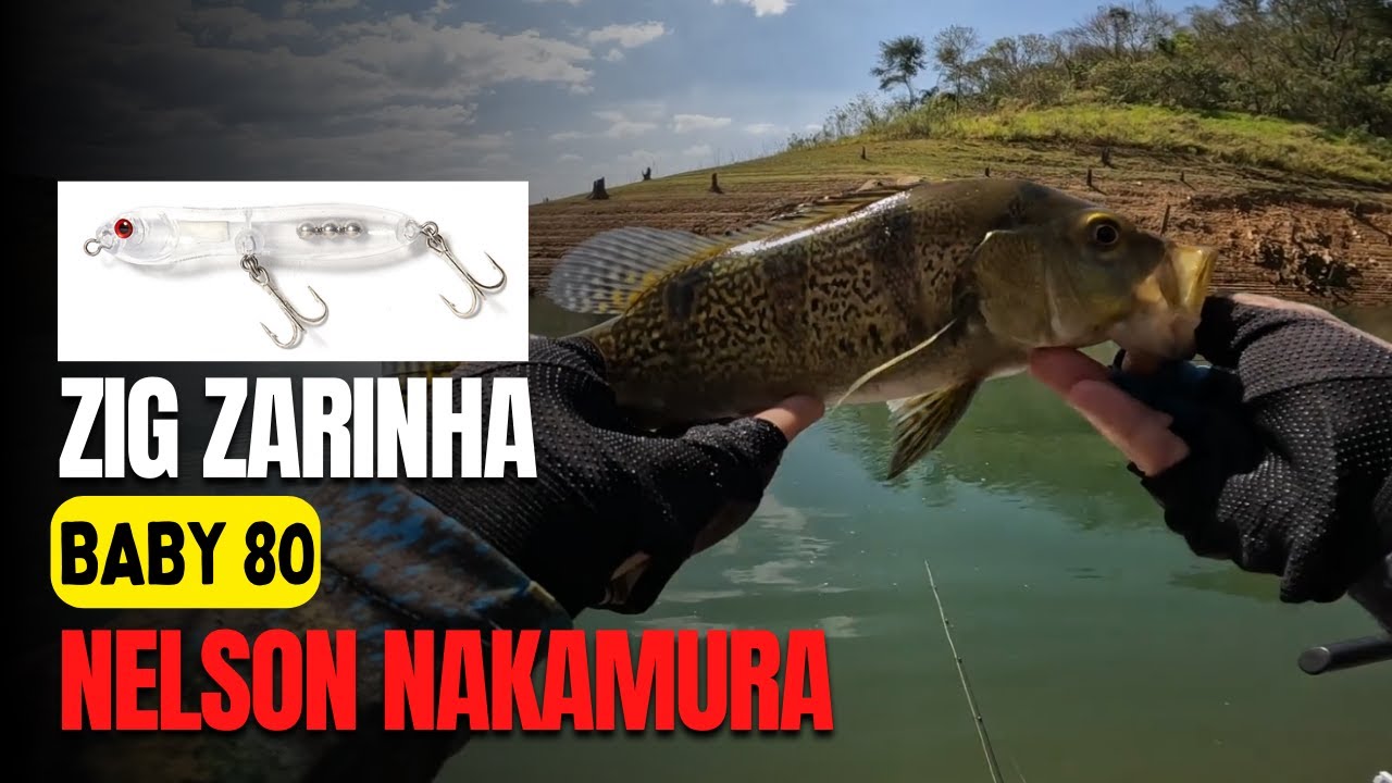 Isca Zig Zarinha Baby 80 Nelson Nakamura 8cm 9g – JLA PESCA