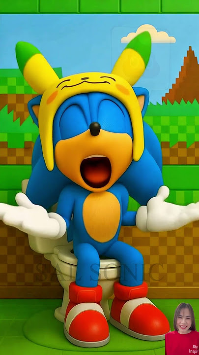 Sonic Get Poop While Tails Is Showering !!! Funniest Moments! #shorts #sonic #tail #funny #pokemon