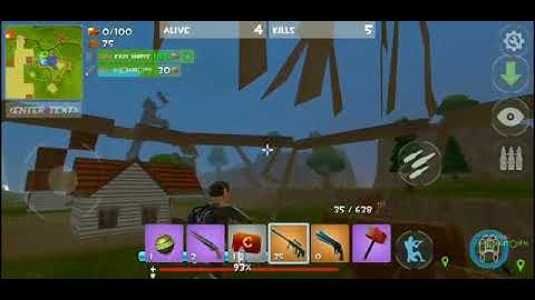 Rocket royale MOUNTAIN GLITCH tutorial!(Hack 2019) how to go inside hill to build rocket!