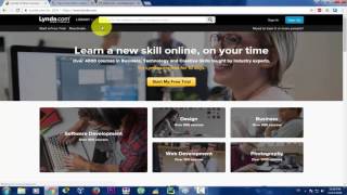 احصل على موقع الدورات المدفوعة في شتى المجالات مجاناً [Lynda FREE]