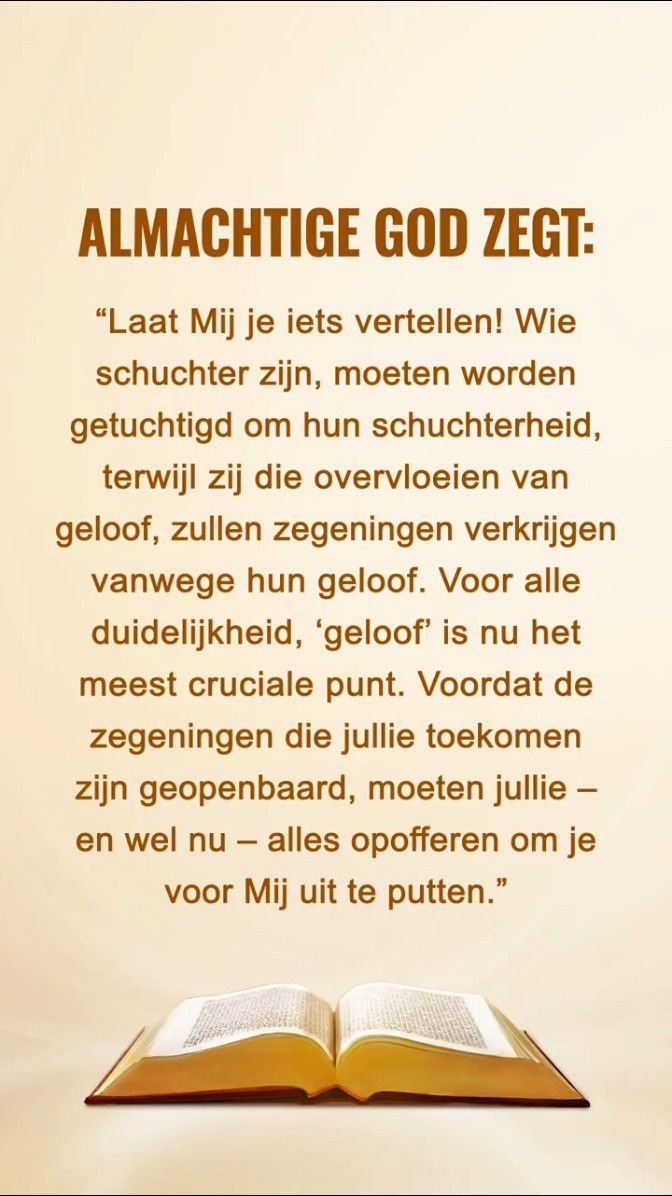 Kom elke dag dichter bij God, begin met het lezen van Zijn woorden